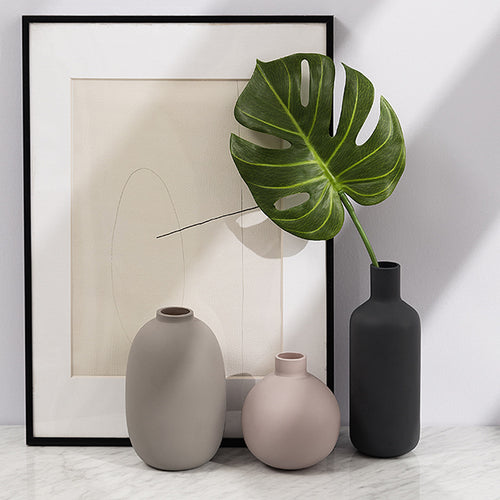Matte Nordic Ceramic Vase