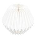 Origami paper lantern pendant shade in drum