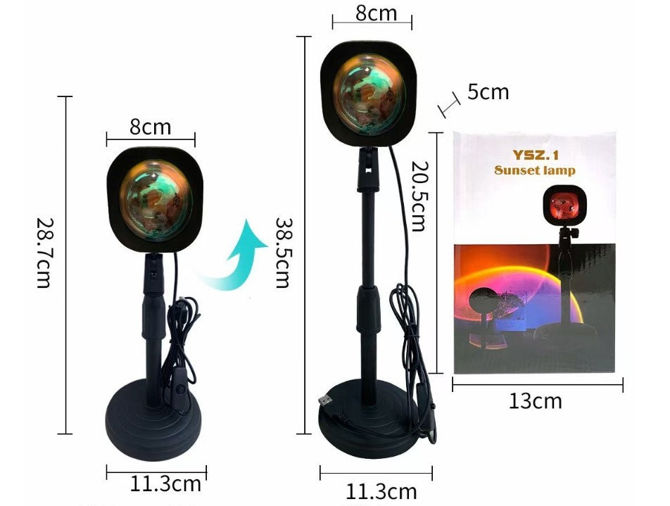 Sunset projection lamp – view 6