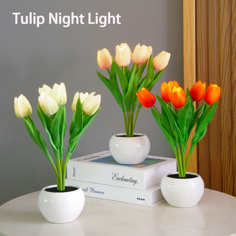 LED tulip flowerpot lamp – view 9