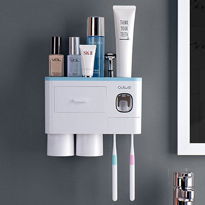 Magnetic Toothbrush Holder with Toothpaste Squeezer – view 10