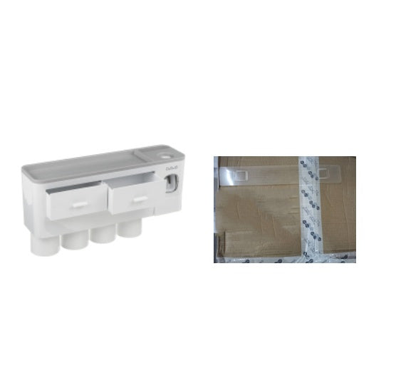 Magnetic Toothbrush Holder with Toothpaste Squeezer – view 19