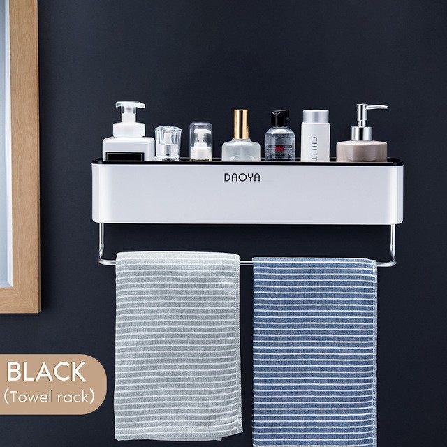 Wall-Mounted Suction Shower Caddy Shelf – main image