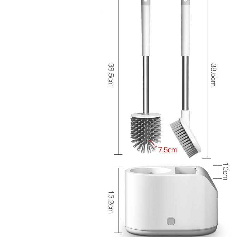 Silicone Toilet Brush Set with Holder – view 3