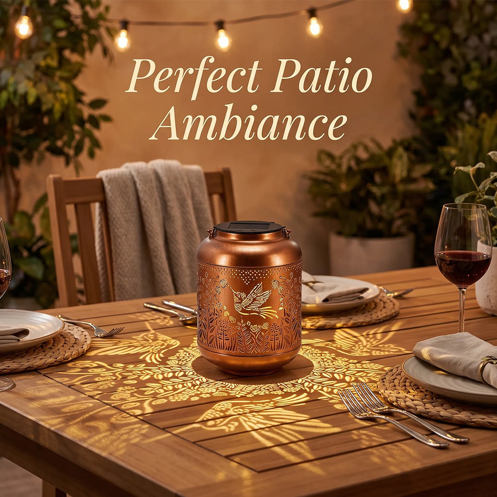Hummingbird solar lantern – view 8