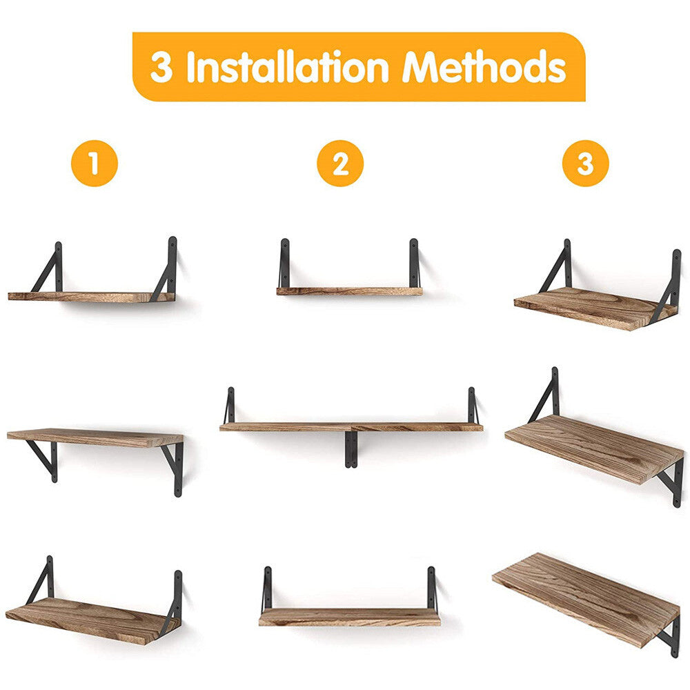 Corner floating shelves – view 5