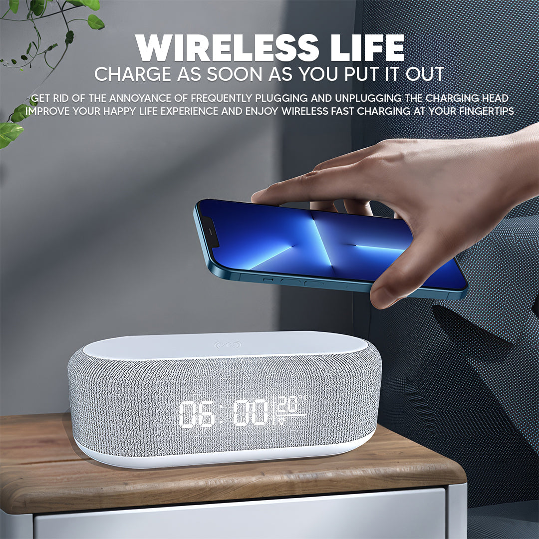 Bluetooth speaker clock – view 2