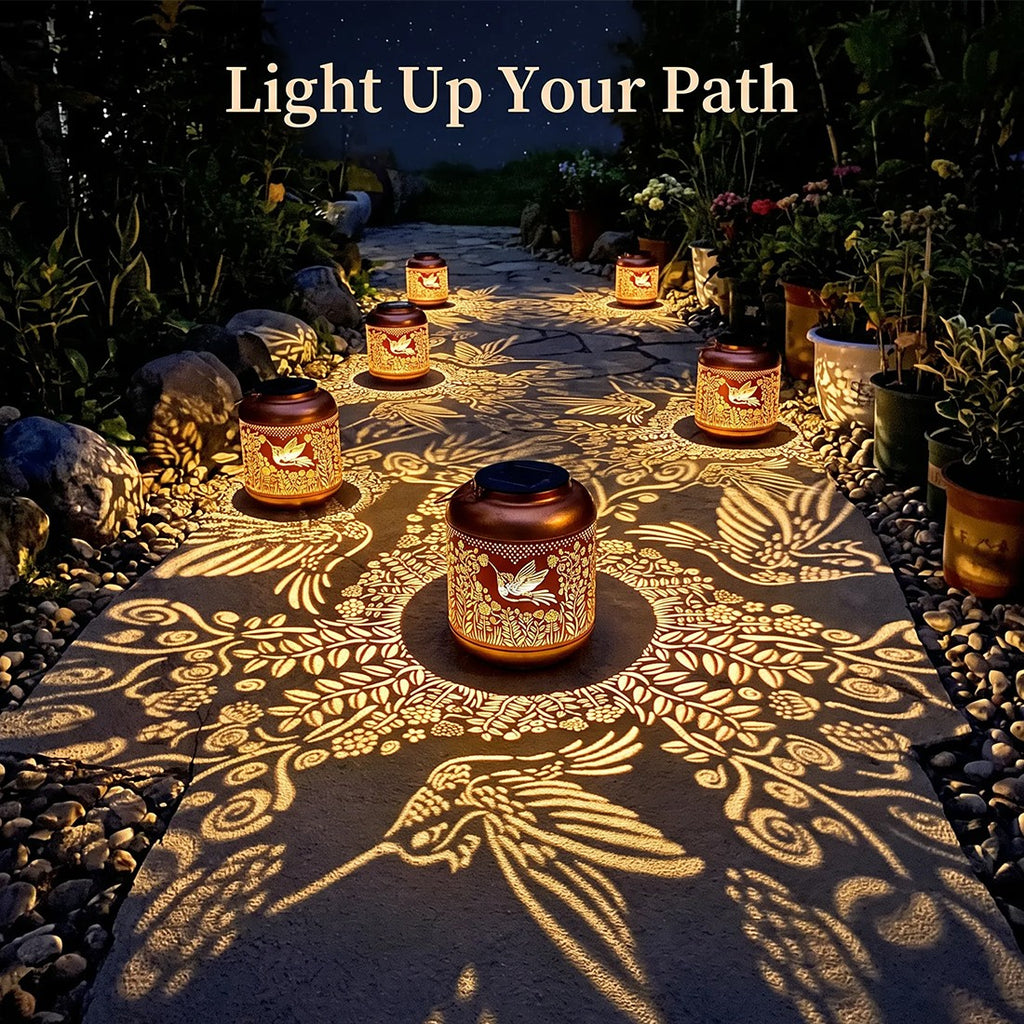 Hummingbird solar lantern
