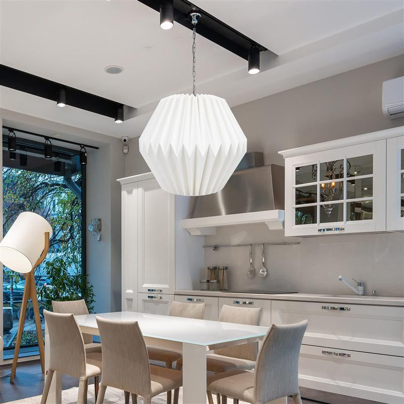 Origami paper lantern pendant shade – view 3