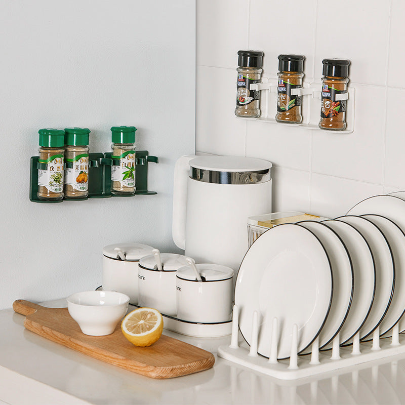 Wall-Mounted Spice Jar Rack – Set of 5 – view 4