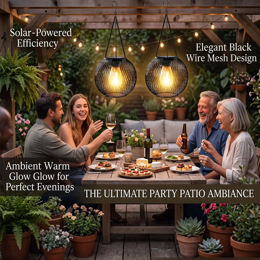 Solar hanging lanterns – view 7