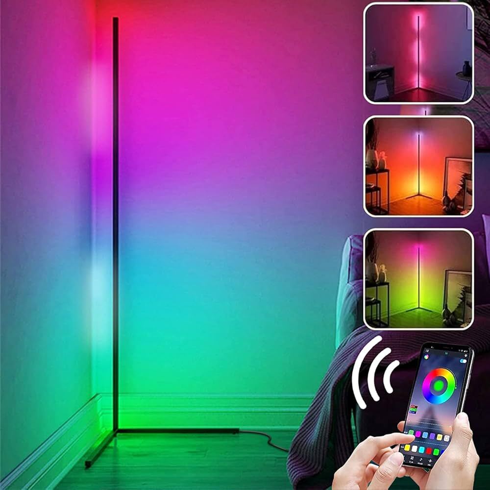 RGB corner floor lamp – view 4
