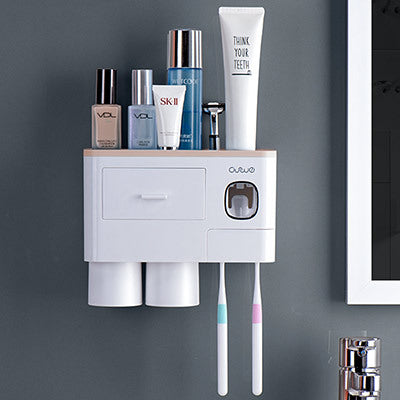 Magnetic Toothbrush Holder with Toothpaste Squeezer – view 27