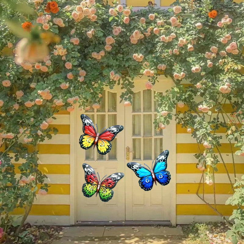 Metal butterfly wall art – view 3