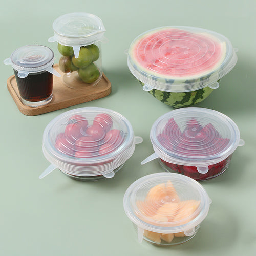 6-Piece Silicone Stretch Lids Set – main image