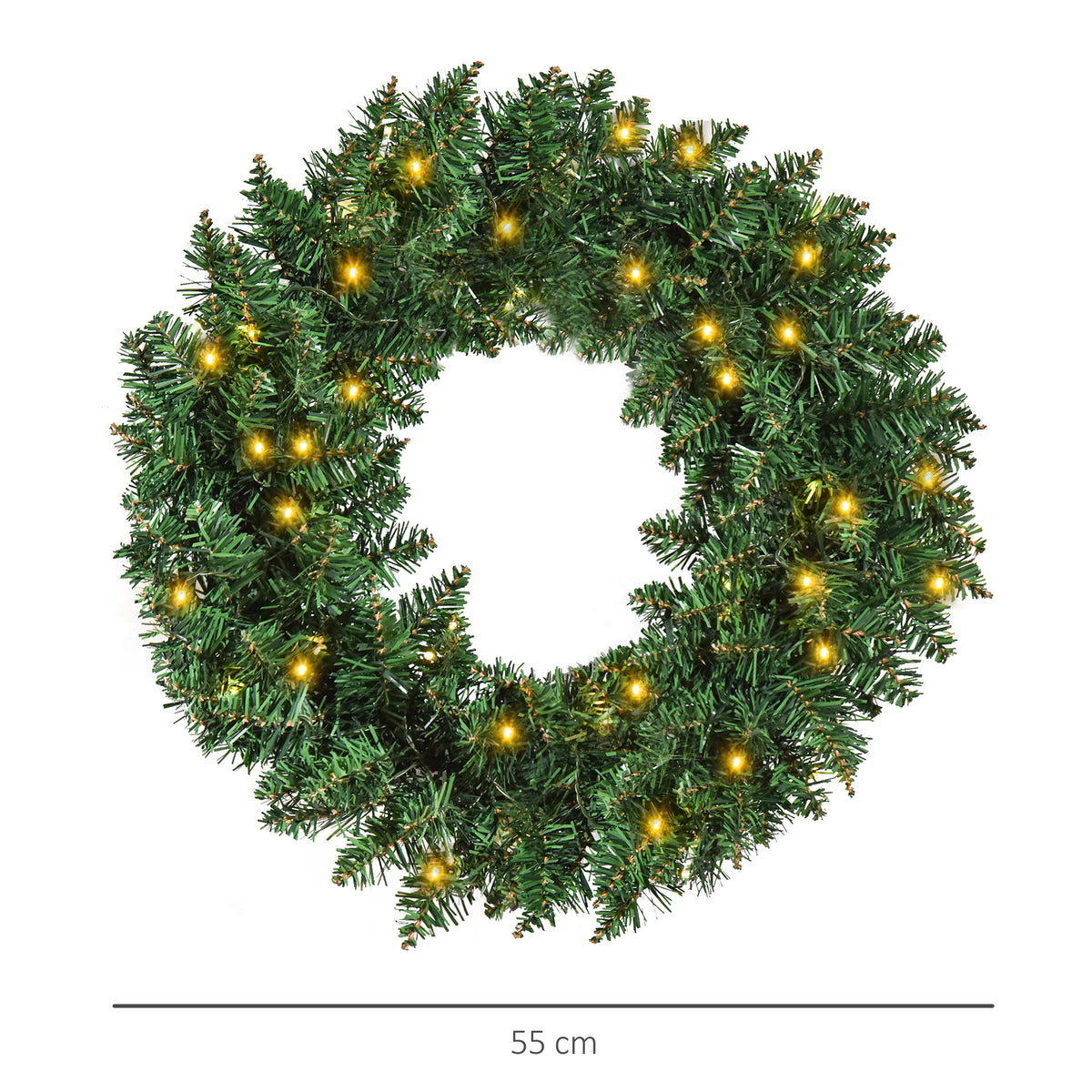 Pre-lit Christmas wreath – view 6