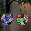 Solar butterfly orb lights – multicolour