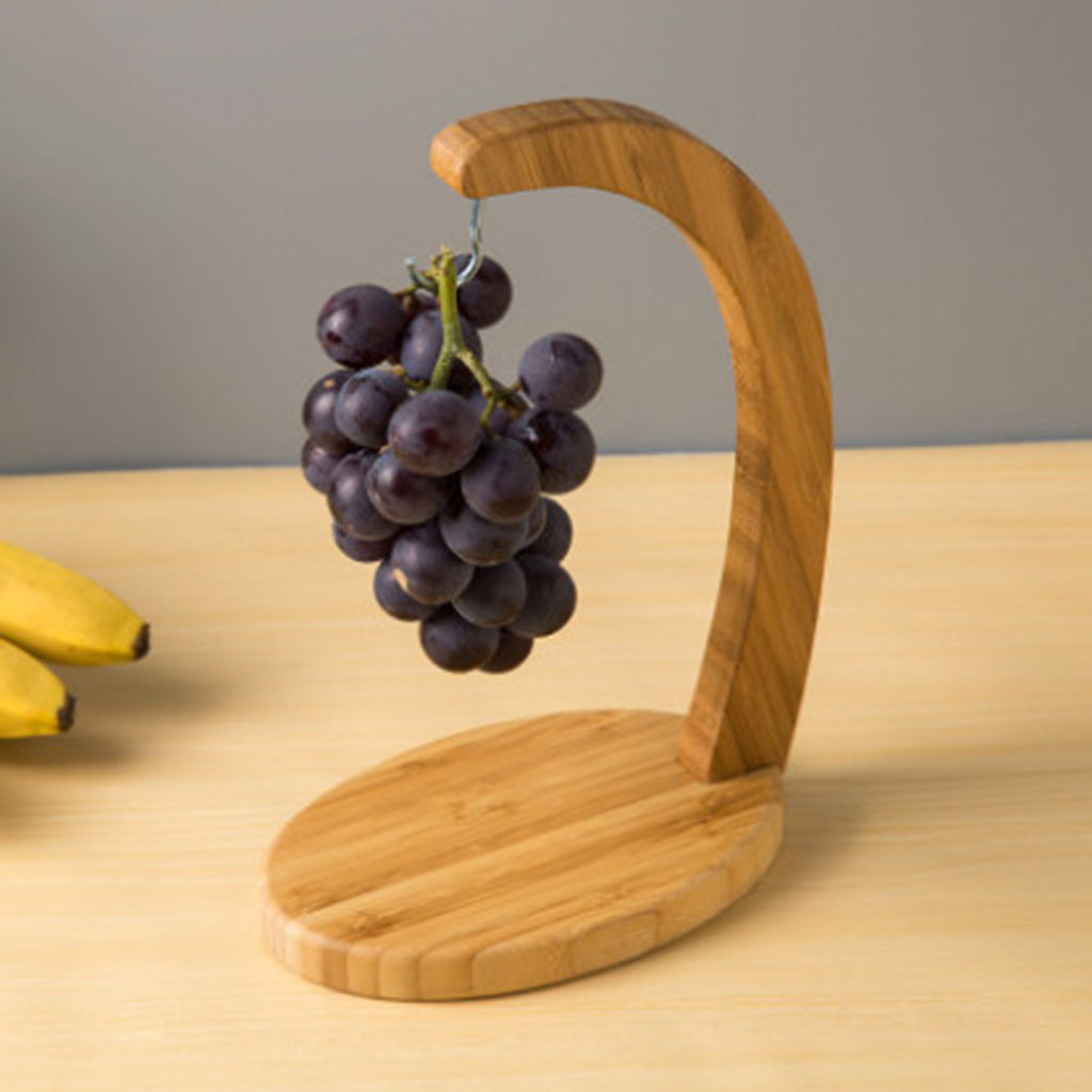 Bamboo banana hanger fruit stand, view 3