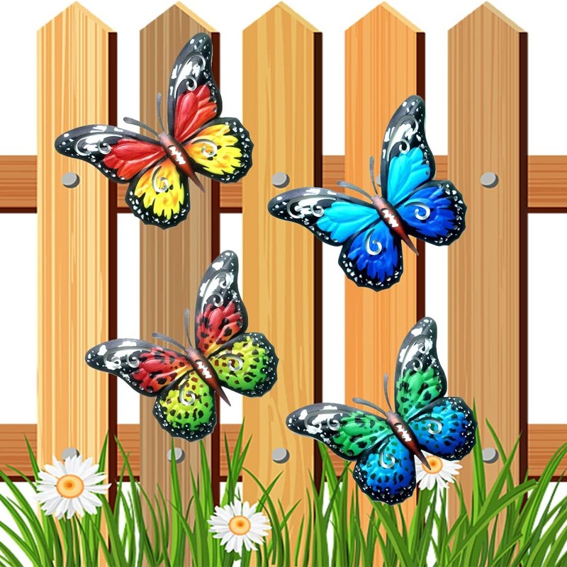 Metal butterfly wall art – view 4