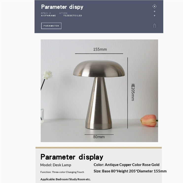 Cordless mushroom table lamp – view 10
