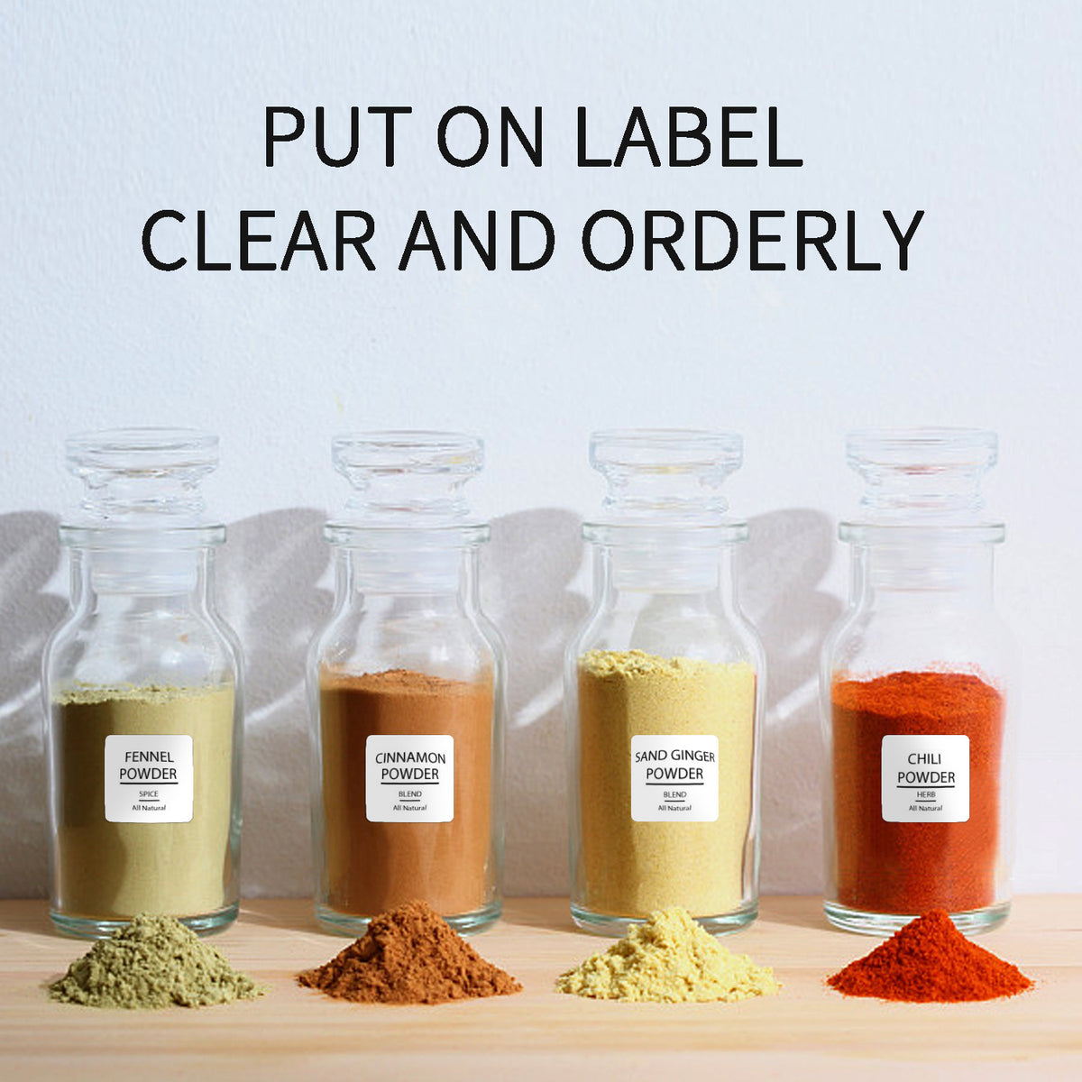 Waterproof Pantry Labels – 184 Labels – view 5