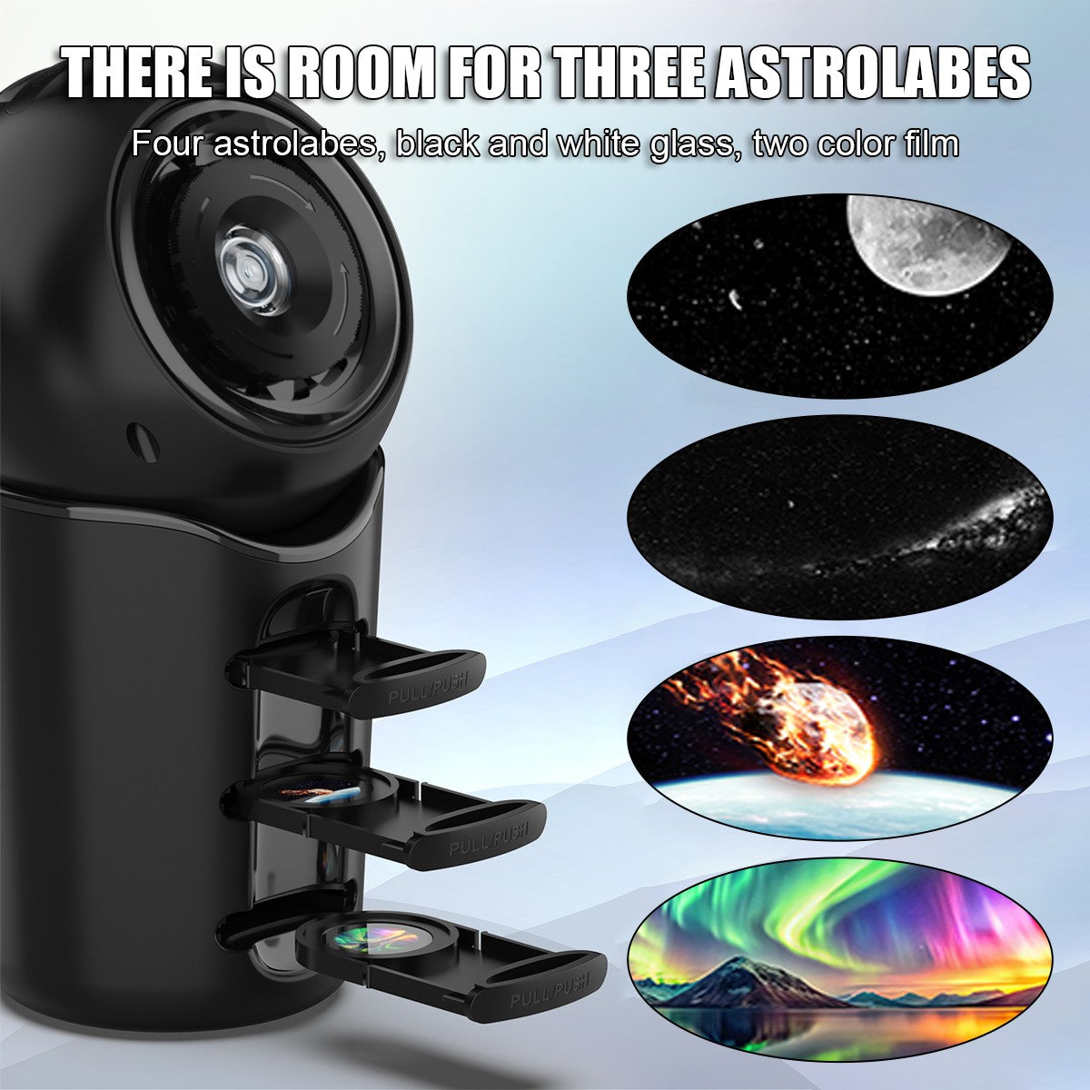 Galaxy star projector – view 9