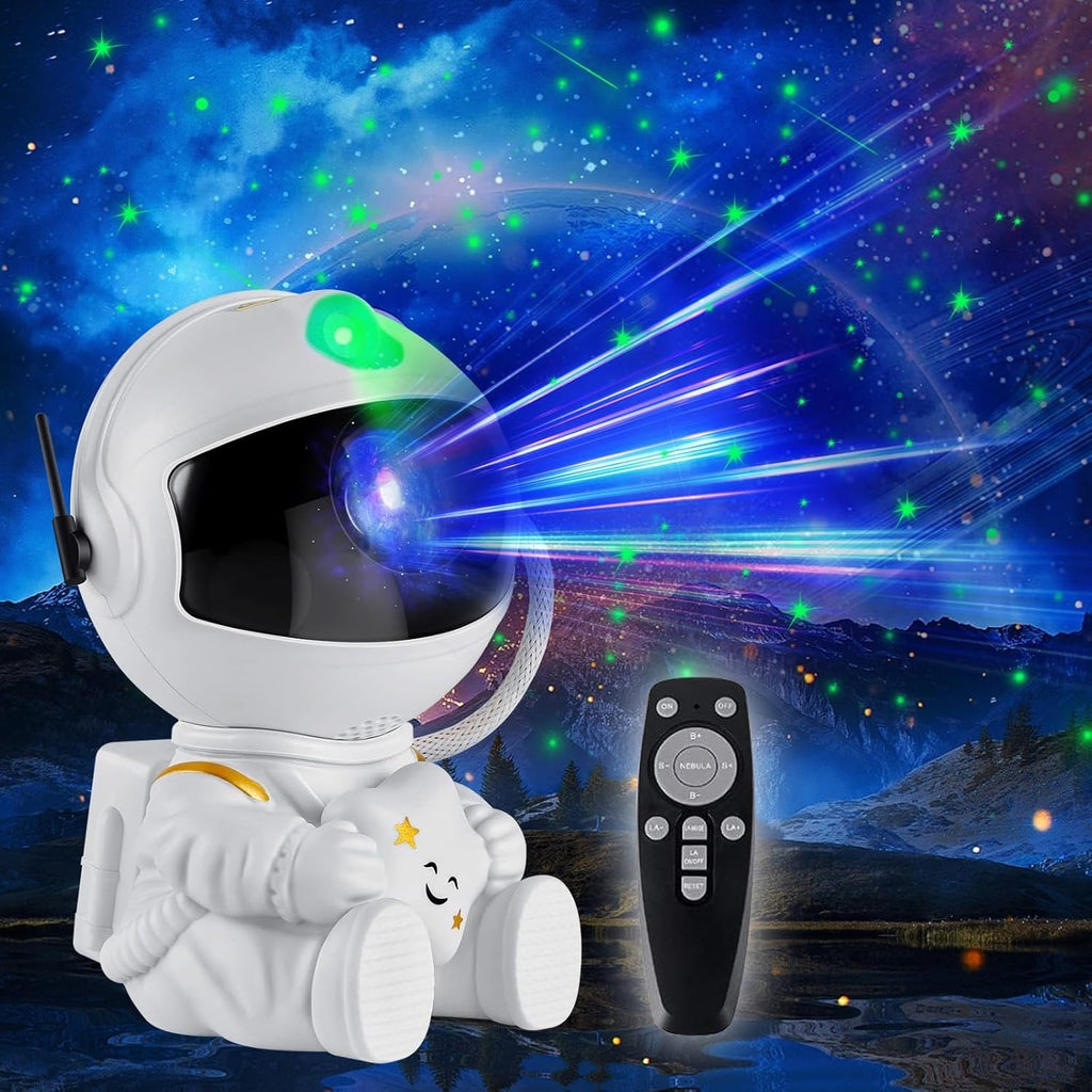 Astronaut galaxy star projector – view 8