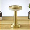 Cordless touch table lamp in gold