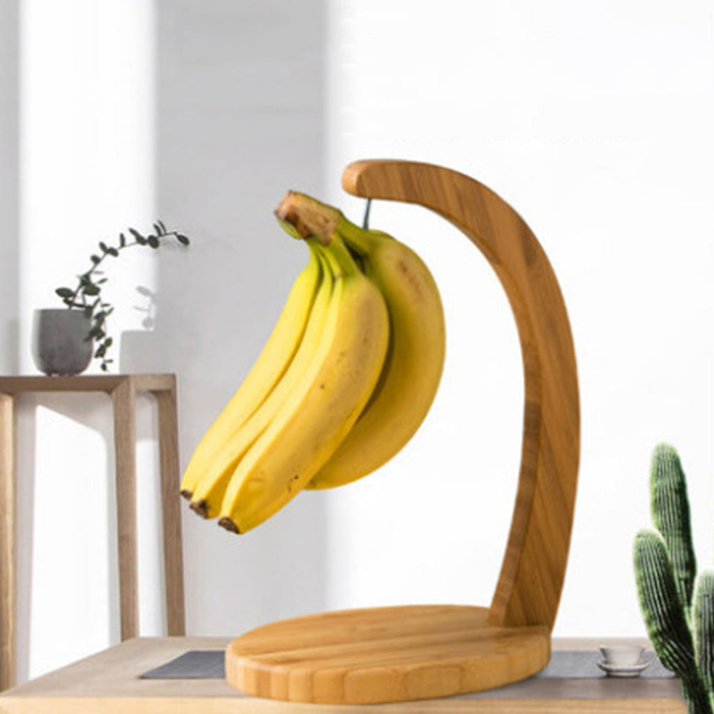 Bamboo banana hanger fruit stand, view 2