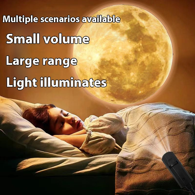 Moon & planet projection night light