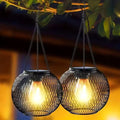 Solar hanging lanterns – pack of 2