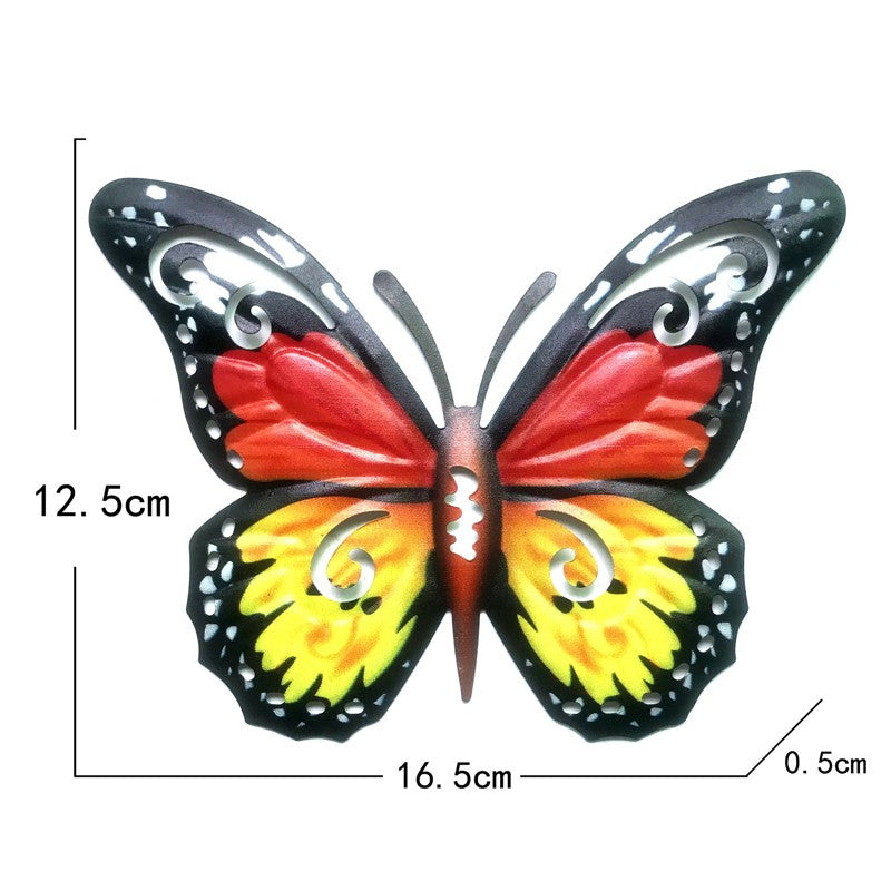 Metal butterfly wall art – view 2