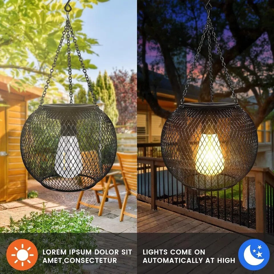 Solar hanging lanterns – view 5