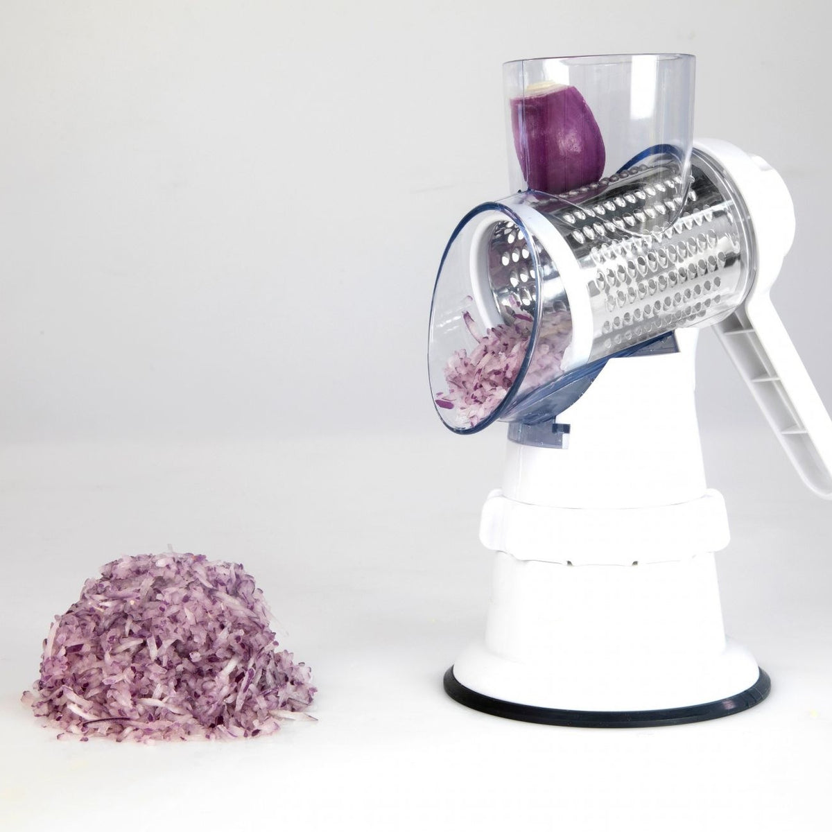 3-in-1 Rotary Vegetable Slicer, Shredder & Grater – view 6