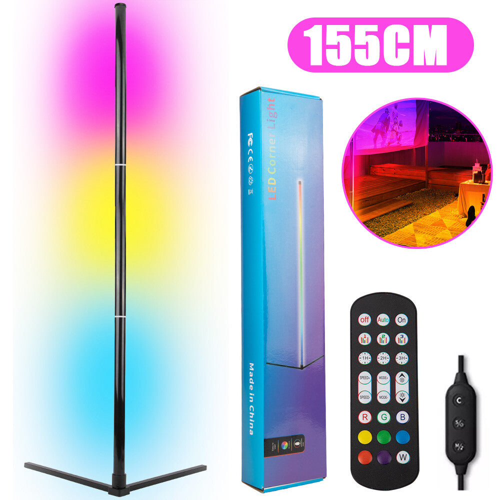 RGB corner floor lamp – view 2