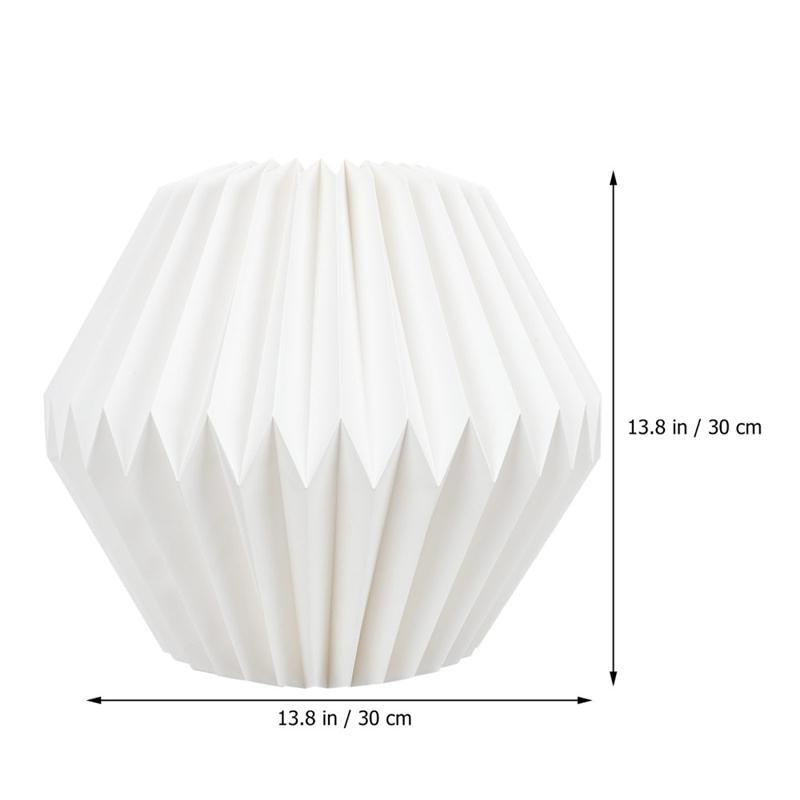 Origami paper lantern pendant shade – view 7