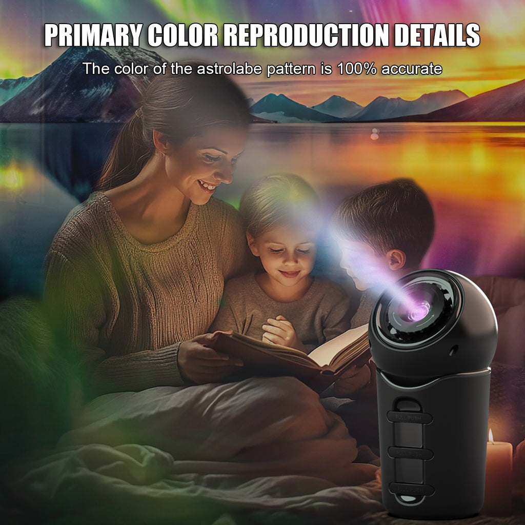 Galaxy star projector – view 10