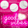 Good Vibes pink neon sign