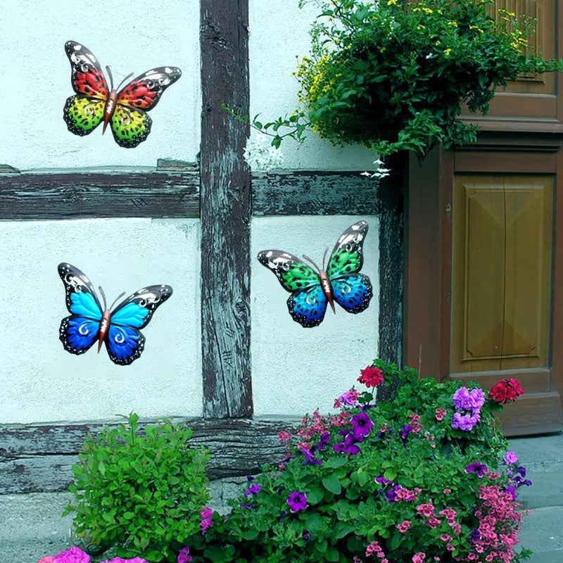 Metal butterfly wall art – view 9