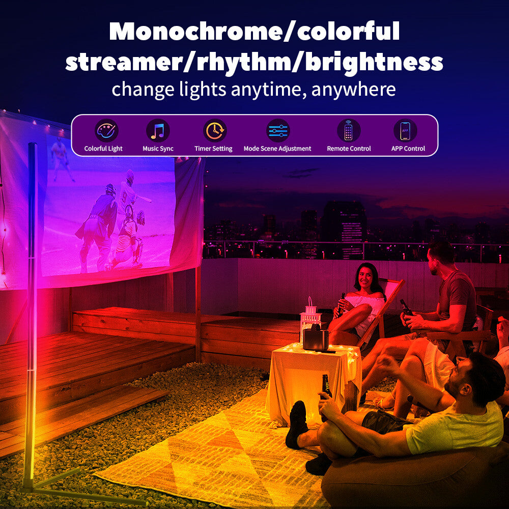 RGB corner floor lamp – view 9