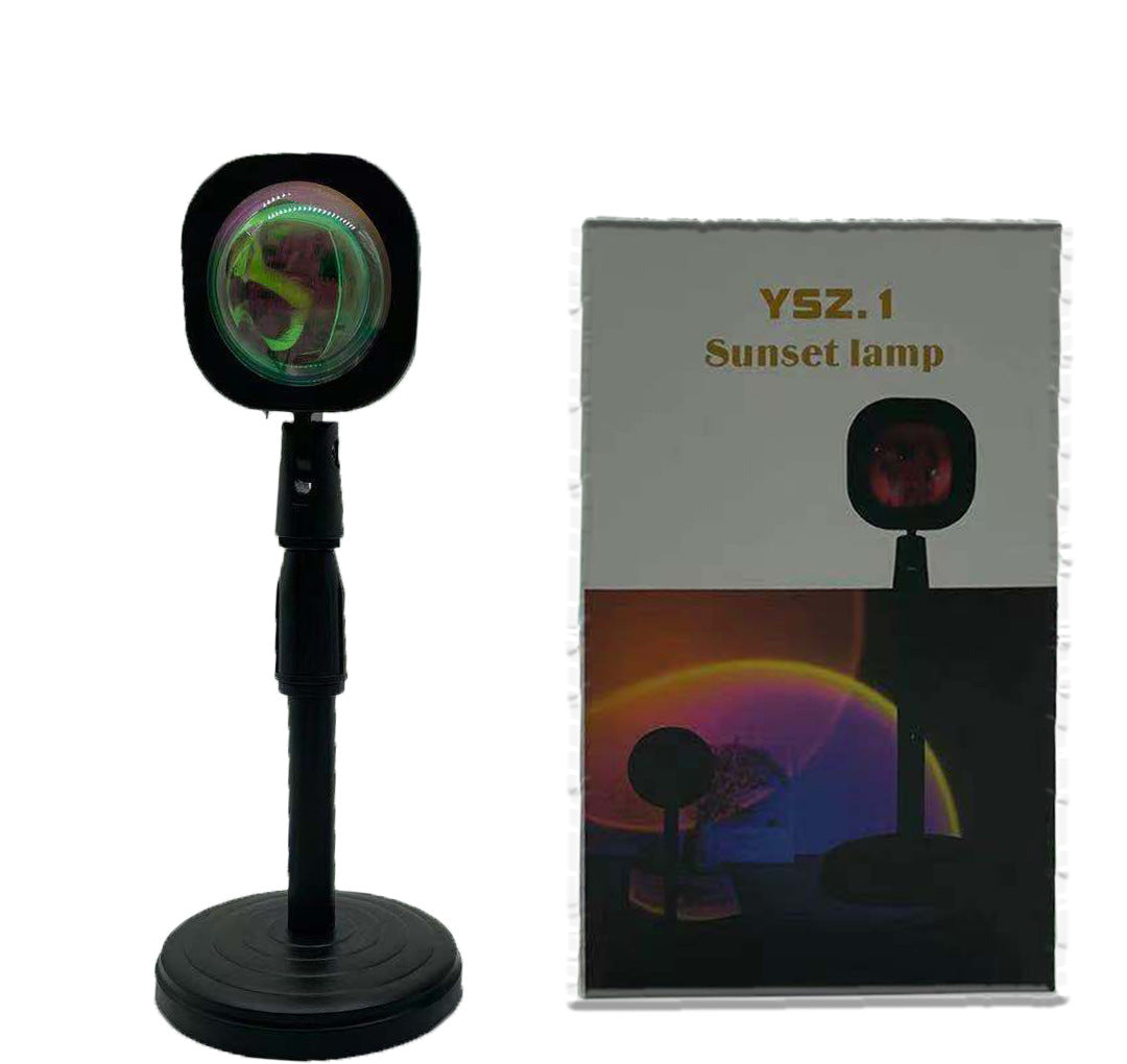 Sunset projection lamp in sunset red