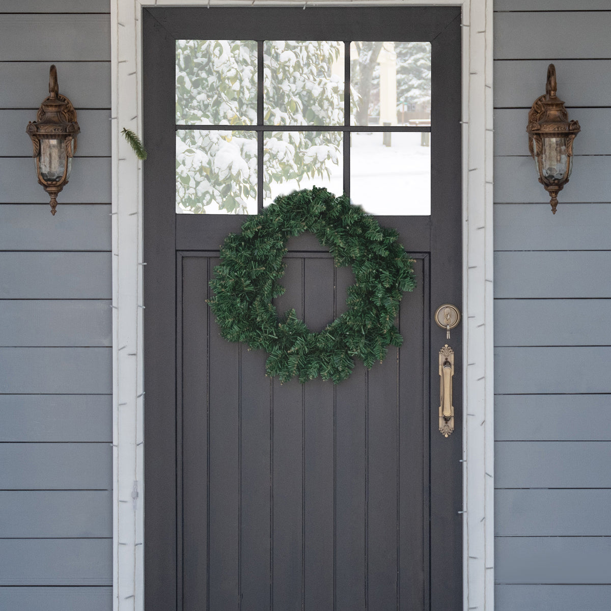 Pre-lit Christmas wreath – view 4