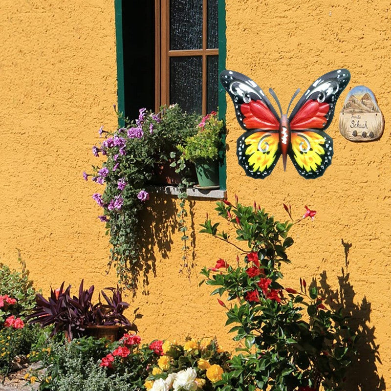Metal butterfly wall art – view 7