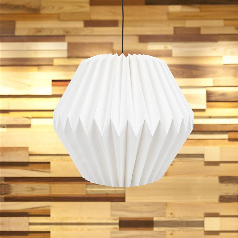 Origami paper lantern pendant shade