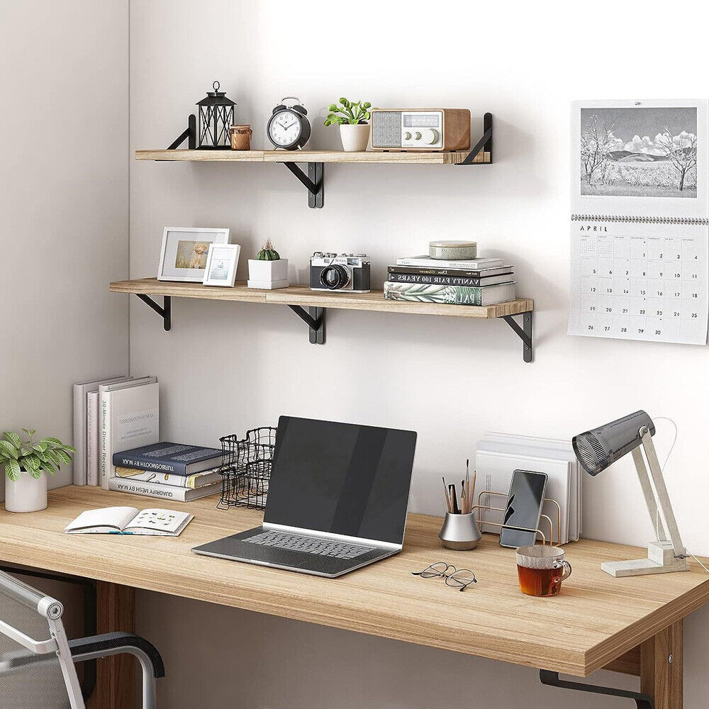 Corner floating shelves – view 2
