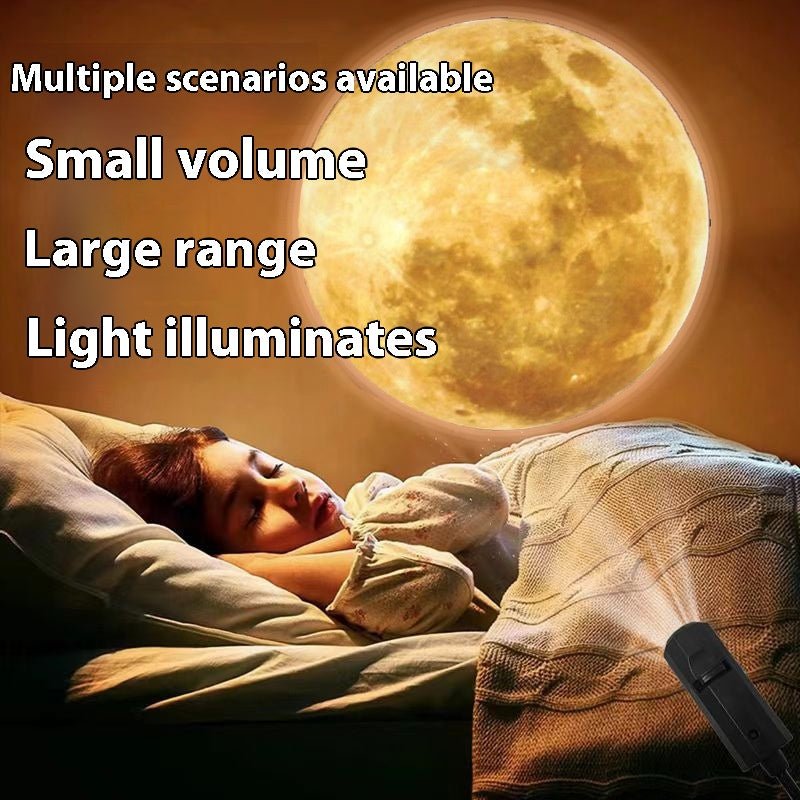 Moon & Planet Projection Night Light – 4 Designs - Lumora
