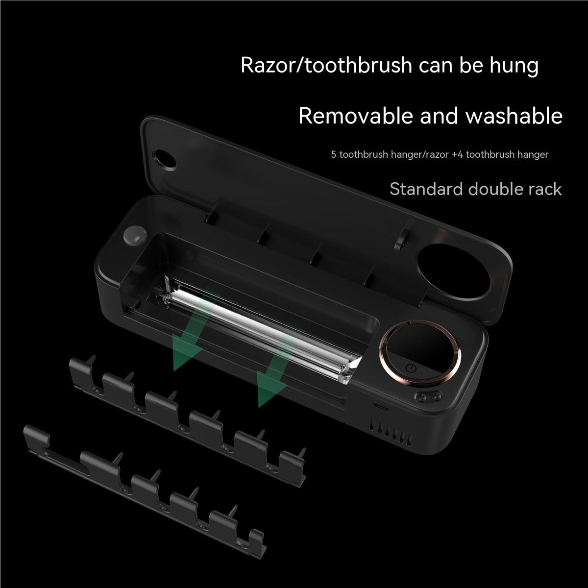 Smart 2-in-1 UV Toothbrush Steriliser & Holder - Lumora