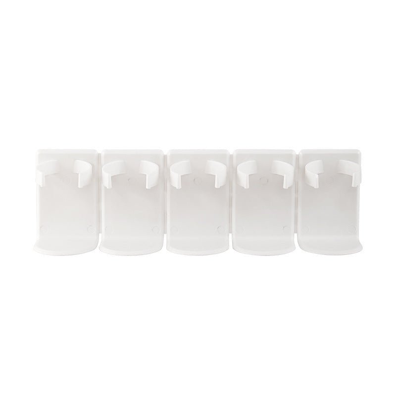 Wall-Mounted Spice Jar Rack – Set of 5 - Lumora
