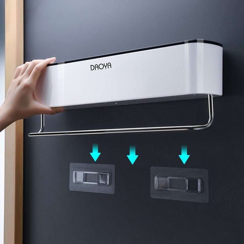 Wall-Mounted Suction Shower Caddy Shelf - Lumora