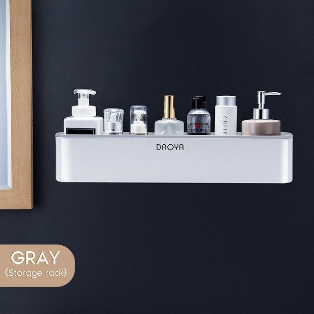 Wall-Mounted Suction Shower Caddy Shelf - Lumora